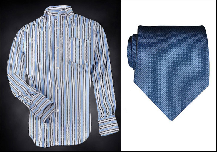 bluestripeshirtwbluetie