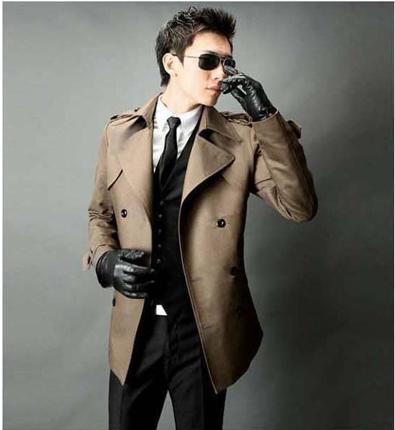 Black And Red Trench Coat Men / Black winter coat men trench coat ...